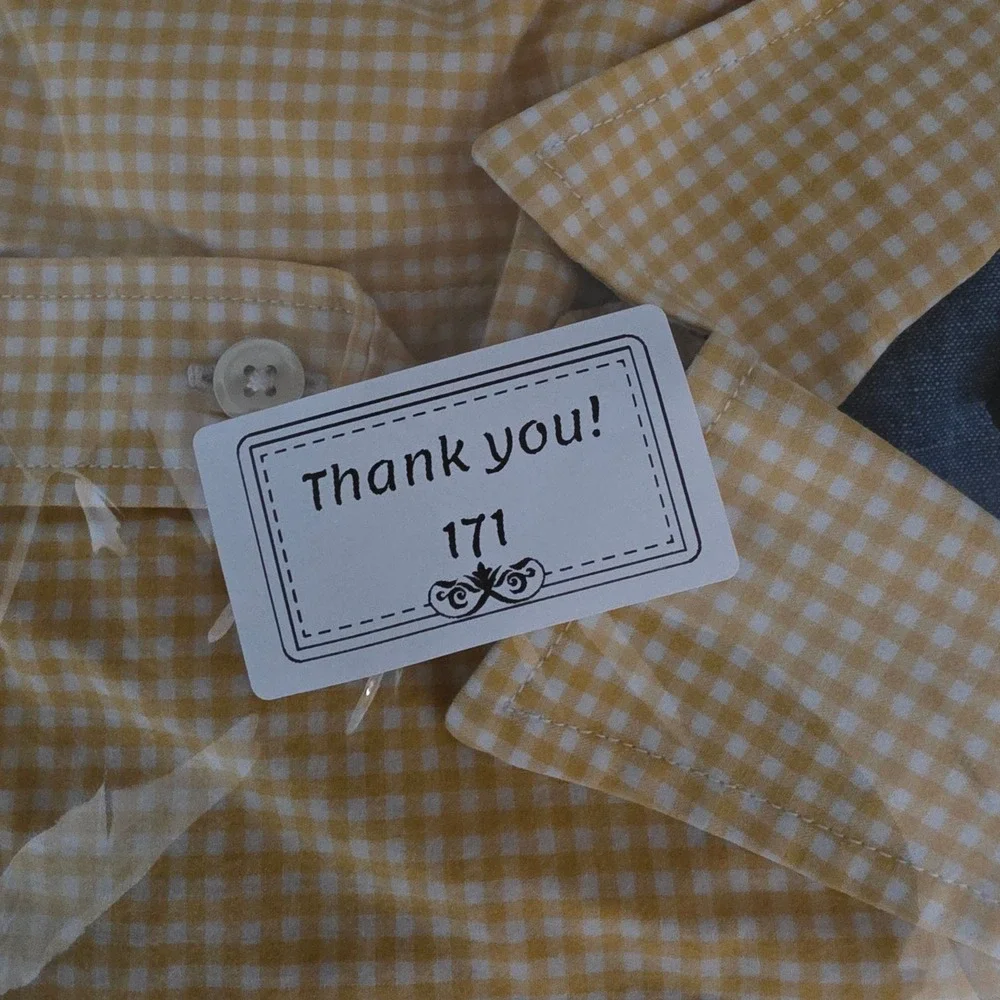 Banana Republic Mens Soft Wash Slim Fit Gingham Button Down Shirt Yellow Large